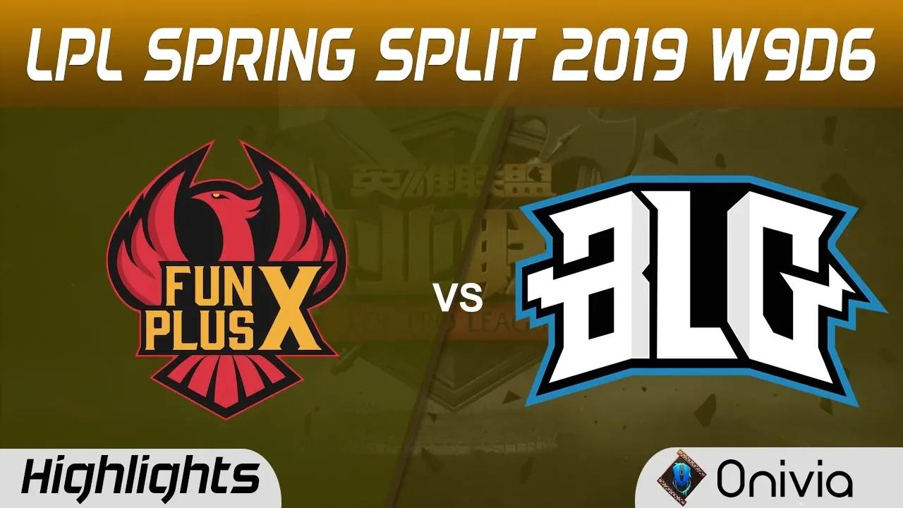 FPX vs BLG Highlights Game 1 LPL Spring 2019 W9D6 FunPlus Phoenix vs Bilibili Gaming LPL Highlights thumbnail