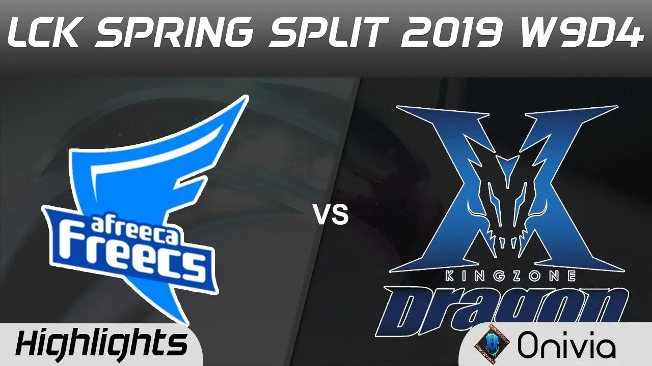 AF vs KZ Highlights Game 2 LCK Spring 2019 W9D4 Afreeca Freecs vs DragonX Kingzone LCK Highlights by thumbnail