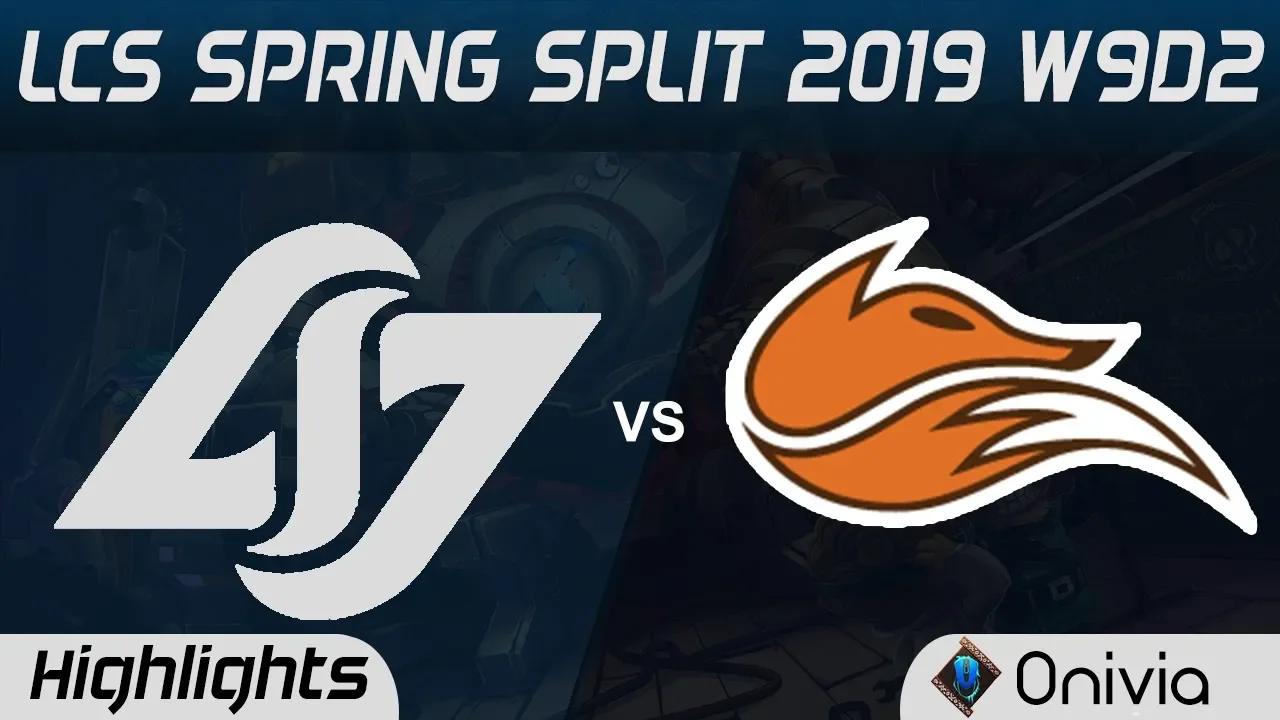 CLG vs FOX Highlights LCS Spring 2019 W9D2 Echo Fox vs Counter Logic Gaming LCS Highlights by Onivia thumbnail