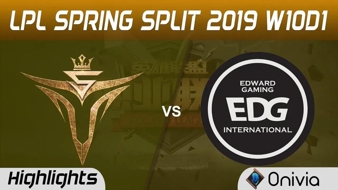 V5 vs EDG Highlights Game 1 LPL Spring 2019 W10D1 Victory5 vs Edward Gaming LPL Highlights by Onivia thumbnail