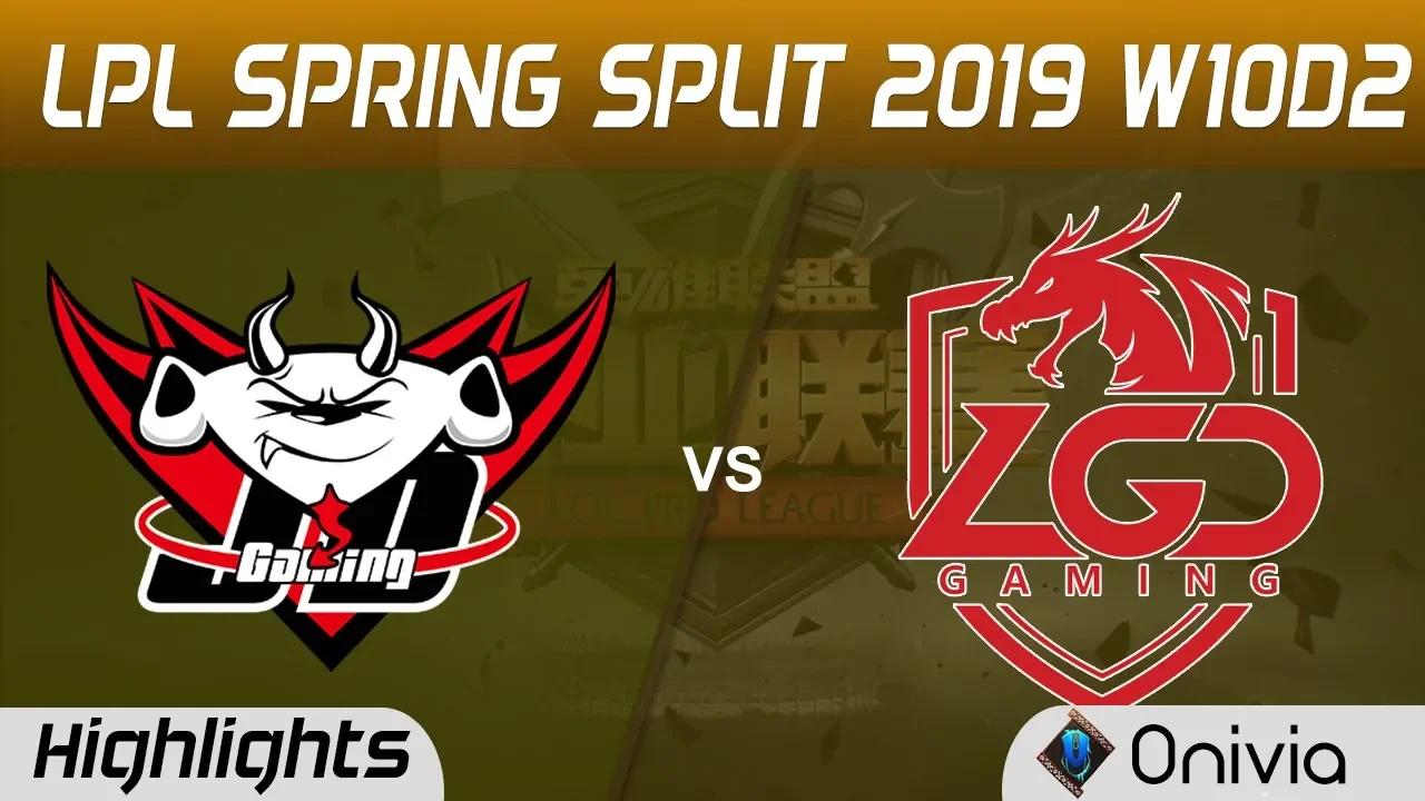 JDG vs LGD Highlights Game 3 LPL Spring 2019 W10D2 JD Gaming vs LGD Gaming LPL Highlights by Onivia thumbnail