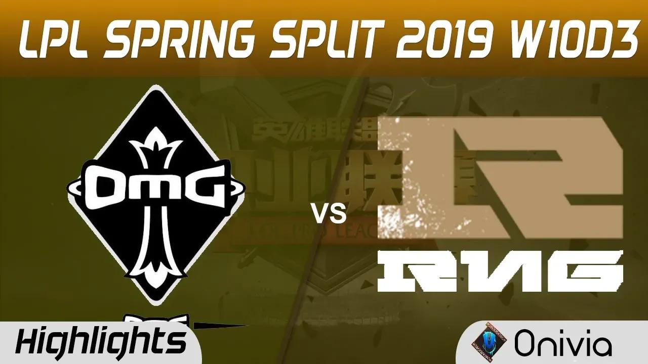 OMG vs RNG Highlights Game 1 LPL Spring 2019 W10D3 Oh My God vs Royal Never Give Up LPL Highlights b thumbnail