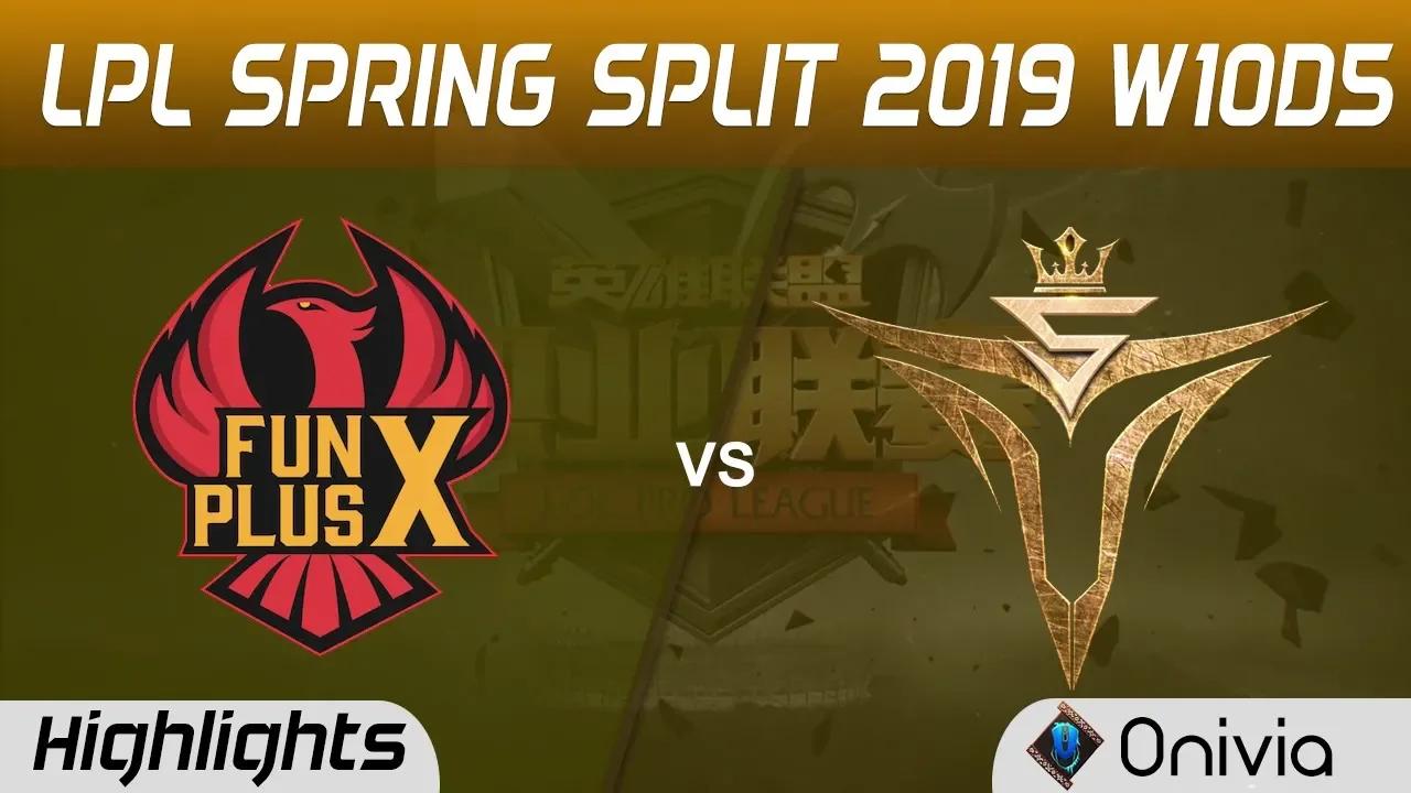 FPX vs V5 Highlights Game 2 LPL Spring 2019 W10D5 FunPlus Phoenix vs Victory Five LPL Highlights by thumbnail