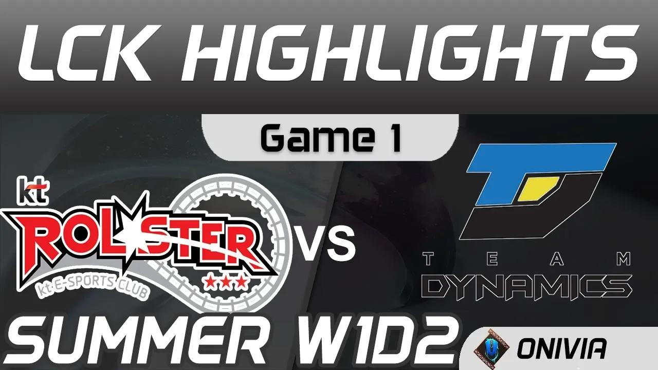 KT vs DYN Highlights Game 1 LCK Summer Season 2020 W1D2 KT Rolster vs Team Dynamics by Onivia thumbnail