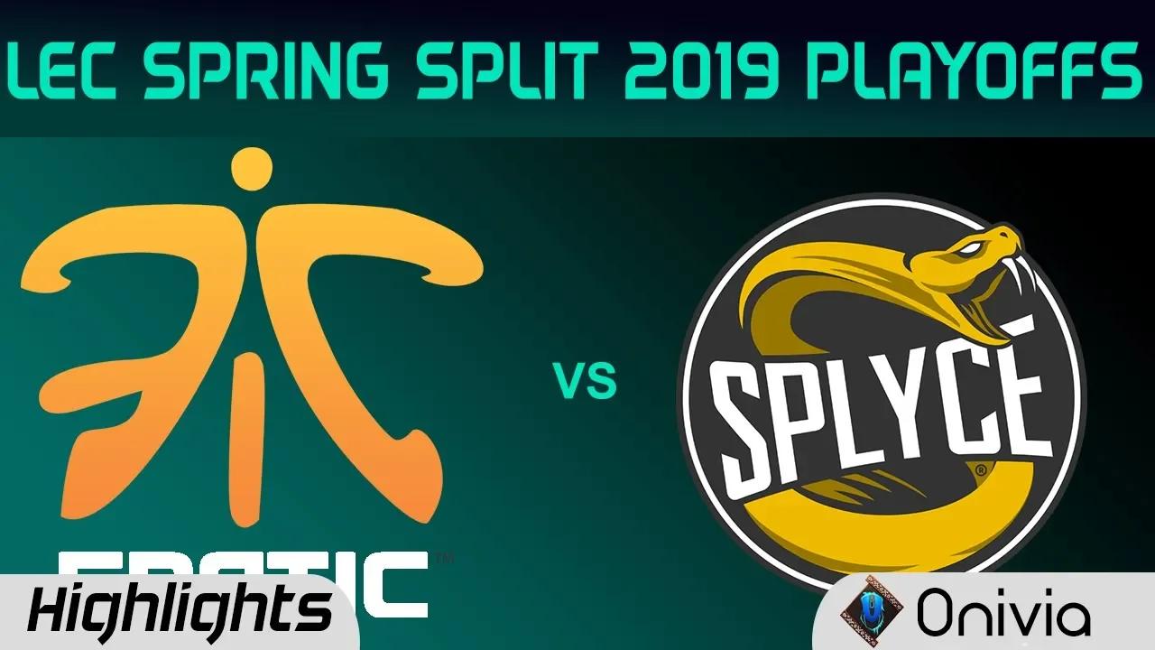 FNC vs SPY Highlights Game 2 LEC Spring 2019 Playoffs Fnatic vs Splyce LEC Highlights By Onivia thumbnail