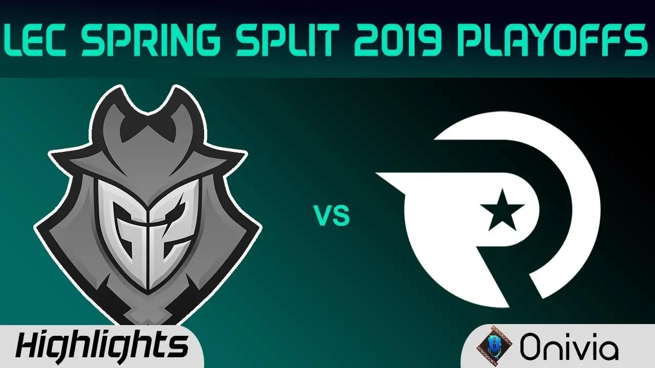 G2 vs OG Highlights Game 2 LEC Spring 2019 Playoffs G2 Esports vs Origen LEC Highlights By Onivia thumbnail