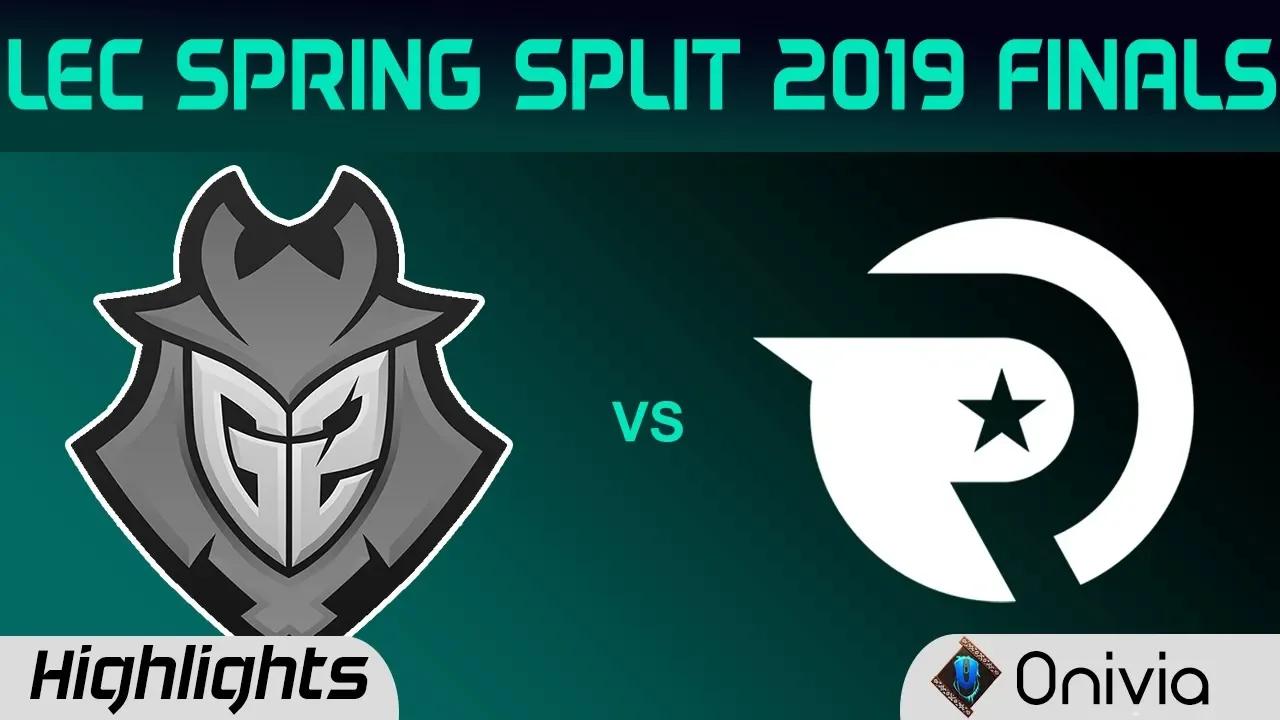 G2 vs OG Highlights Game 2 LEC Spring 2019 Finals G2 Esports vs Origen LEC Highlights By Onivia thumbnail