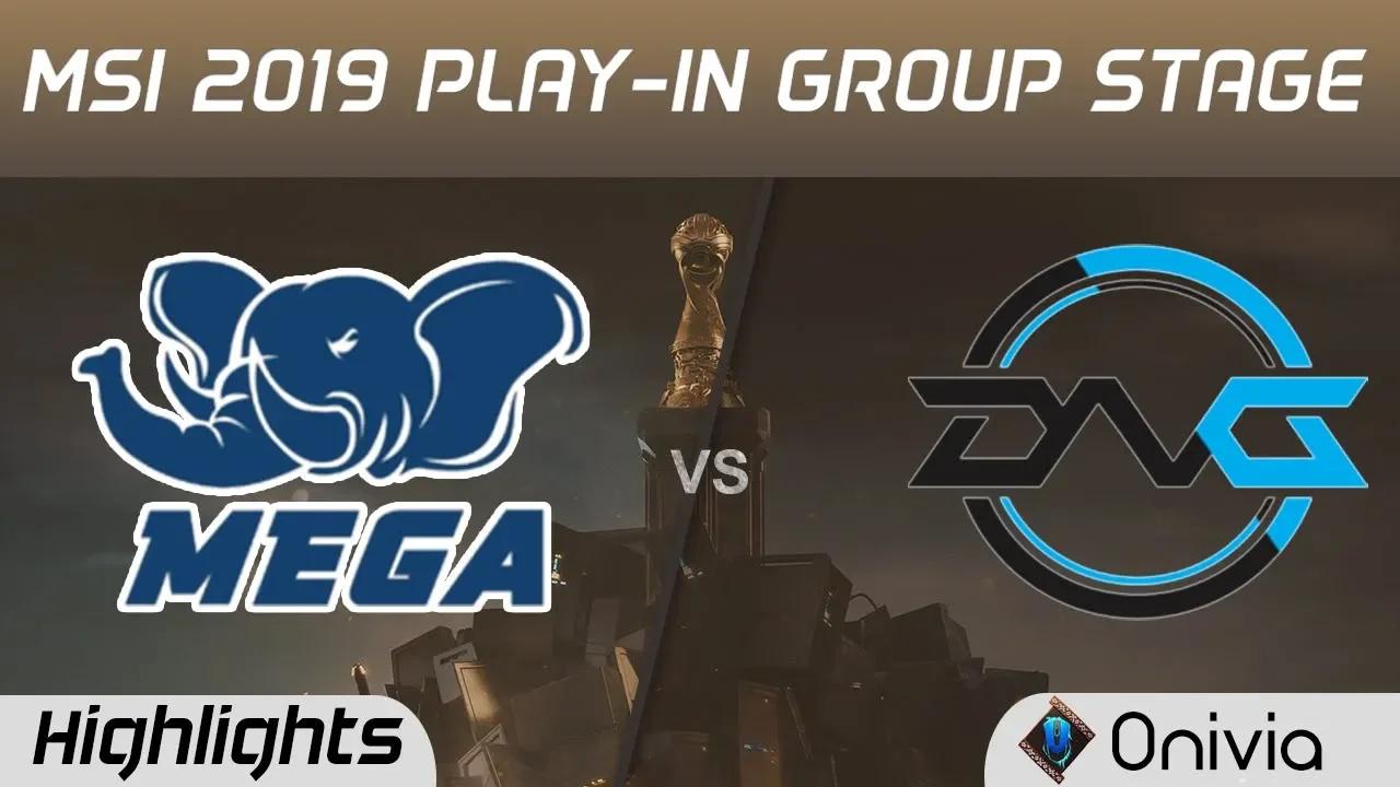 MEGA vs DFM Highlights MSI 2019 Play in Group Stage MEGA vs Detonation Focus Me by Onivia thumbnail