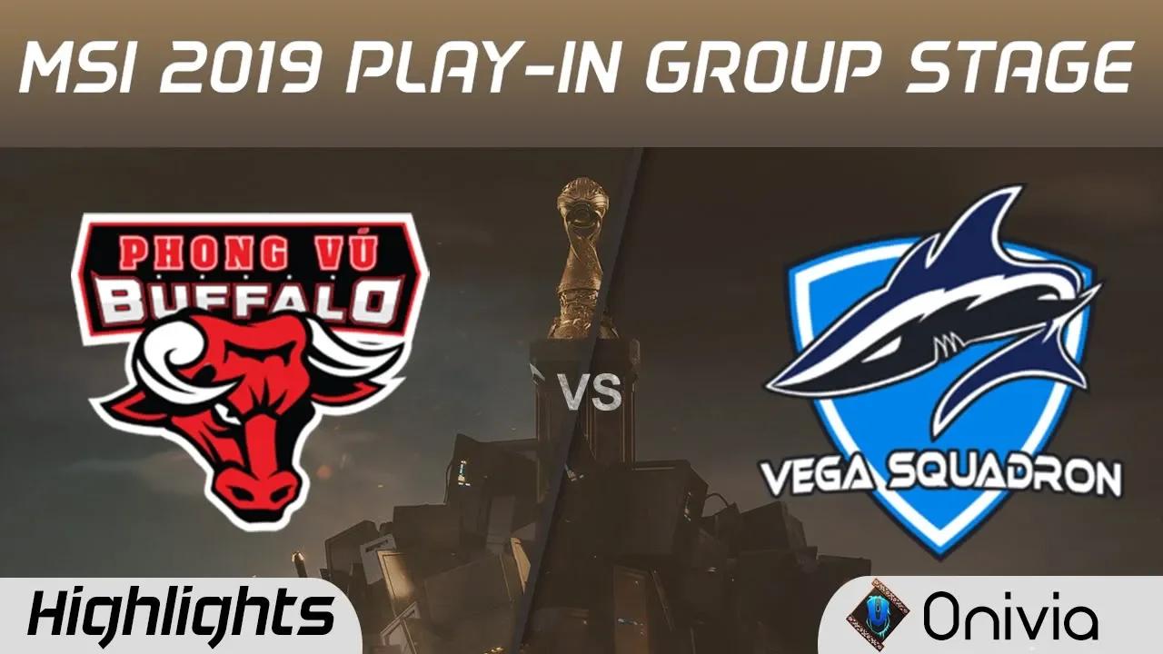 PVB vs VEG Highlights Game 1 MSI 2019 Play in Knockout Stage Phong Vu Buffalo vs Vega Squadron by On thumbnail