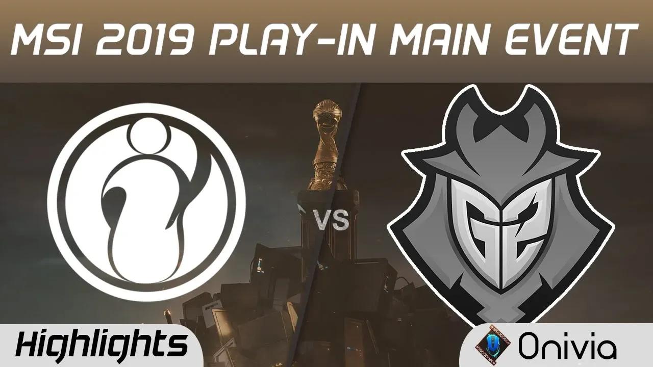 IG vs G2 Highlights MSI 2019 Invictus Gaming vs G2 Esports by Onivia thumbnail