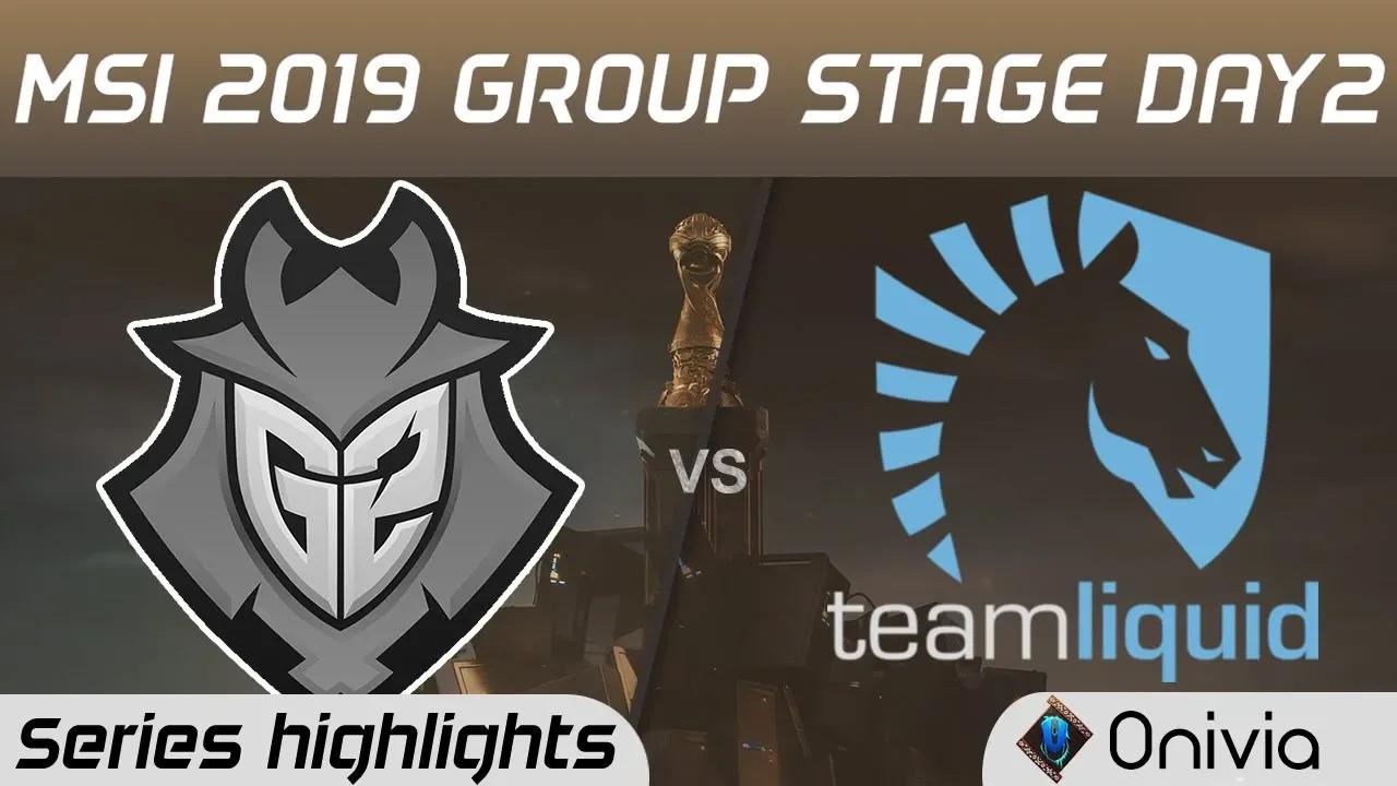 G2 vs TL Highlights MSI 2019 G2 Esports vs Team Liquid MSI Highlights by Onivia thumbnail