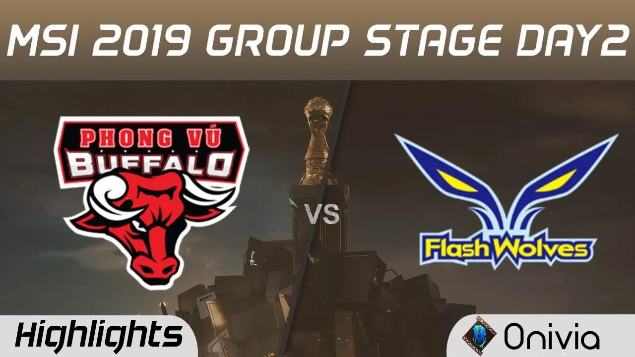 PVB vs FW Highlights MSI 2019 Phong Vu Buffalo vs Flash Wolves MSI Highlights by Onivia thumbnail