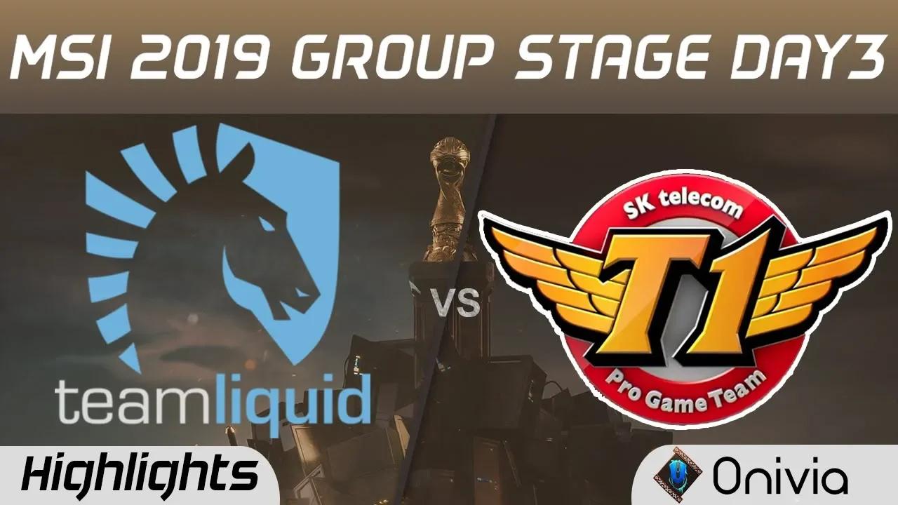 TL vs SKT Highlights MSI 2019 Team Liquid vs SK Telecom T1 MSI Highlights by Onivia thumbnail