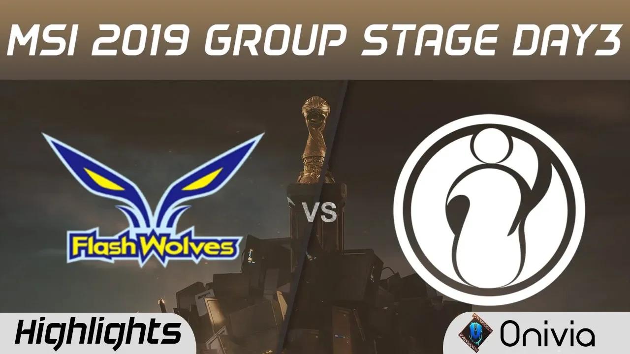 FW vs IG Highlights MSI 2019 Flash Wolves vs Invictus Gaming MSI Highlights by Onivia thumbnail