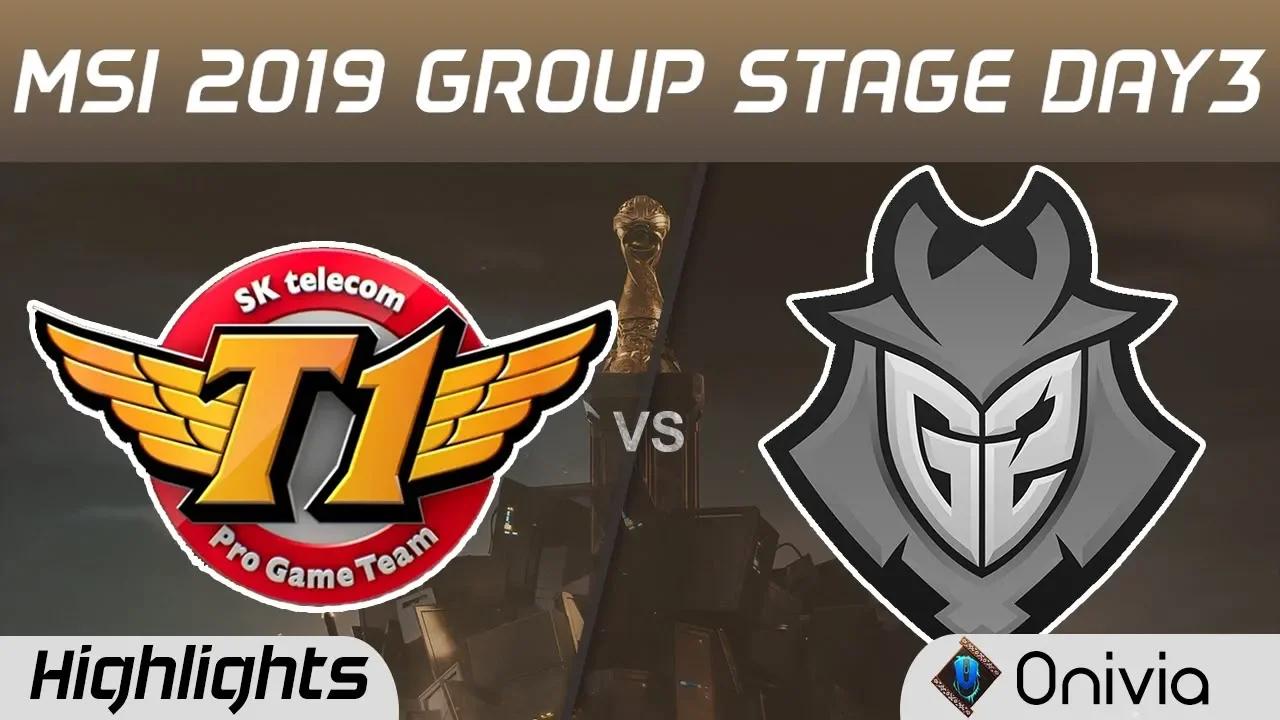 SKT vs G2 Highlights MSI 2019 SK Telecom T1 vs G2 Esports MSI Highlights by Onivia thumbnail