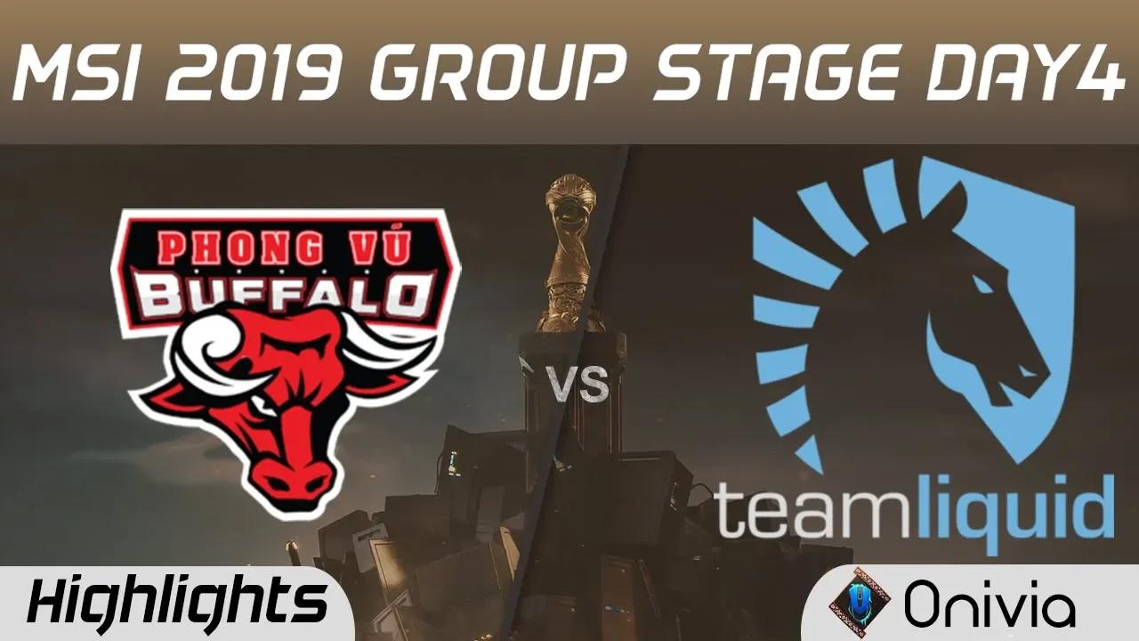 PVB vs TL Highlights MSI 2019 Phong Vu Buffalo vs Team Liquid MSI Highlights by Onivia thumbnail