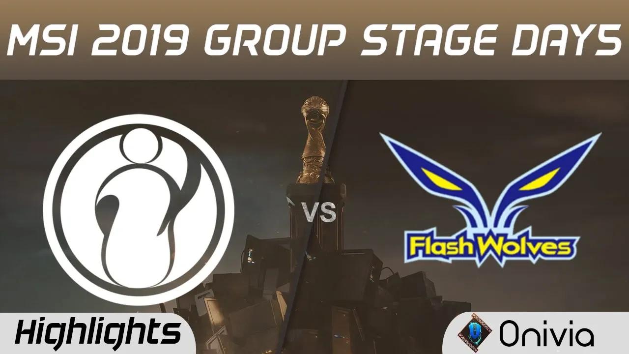 IG vs FW Highlights MSI 2019 Invictus Gaming vs Flash Wolves MSI Highlights by Onivia thumbnail