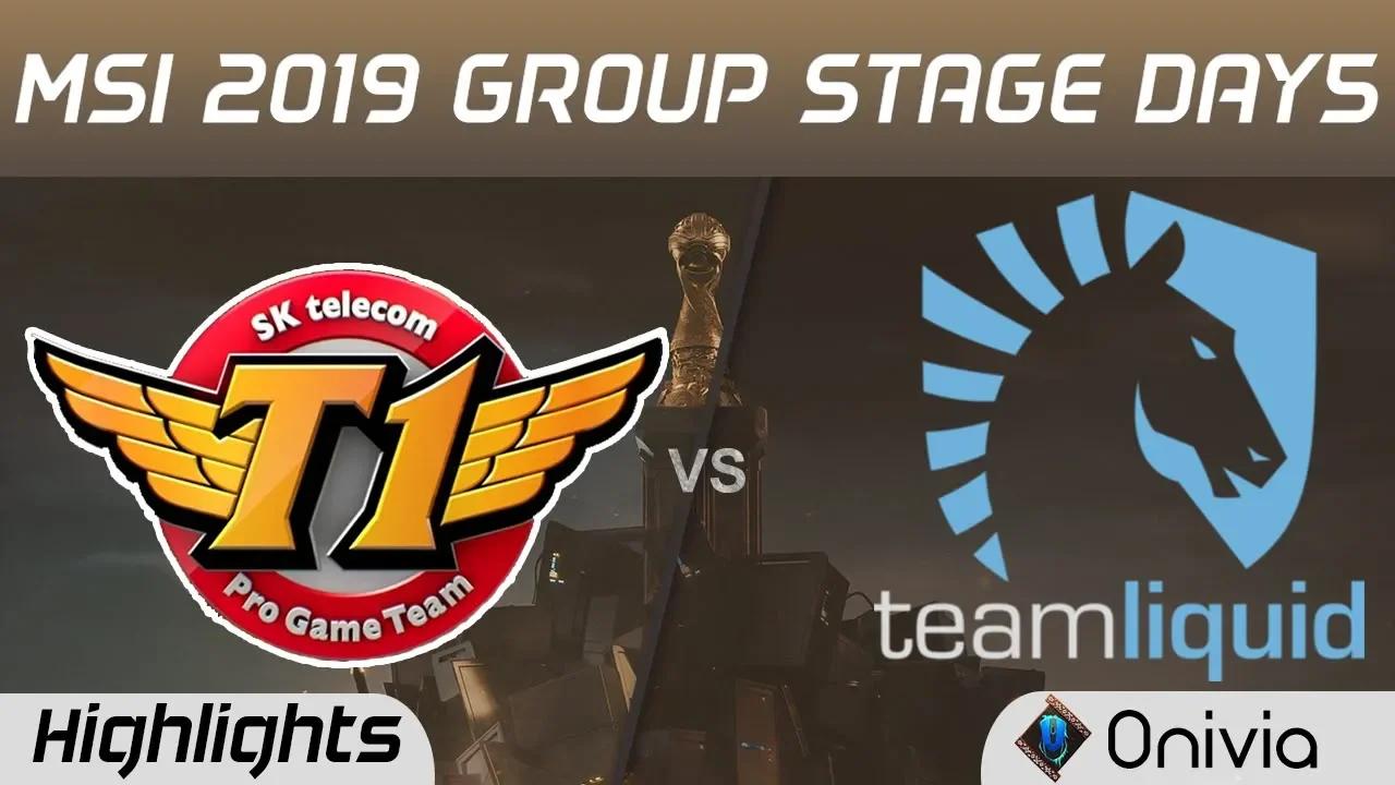 SKT vs TL Highlights MSI 2019 SK Telecom T1 vs Team Liquid MSI Highlights by Onivia thumbnail