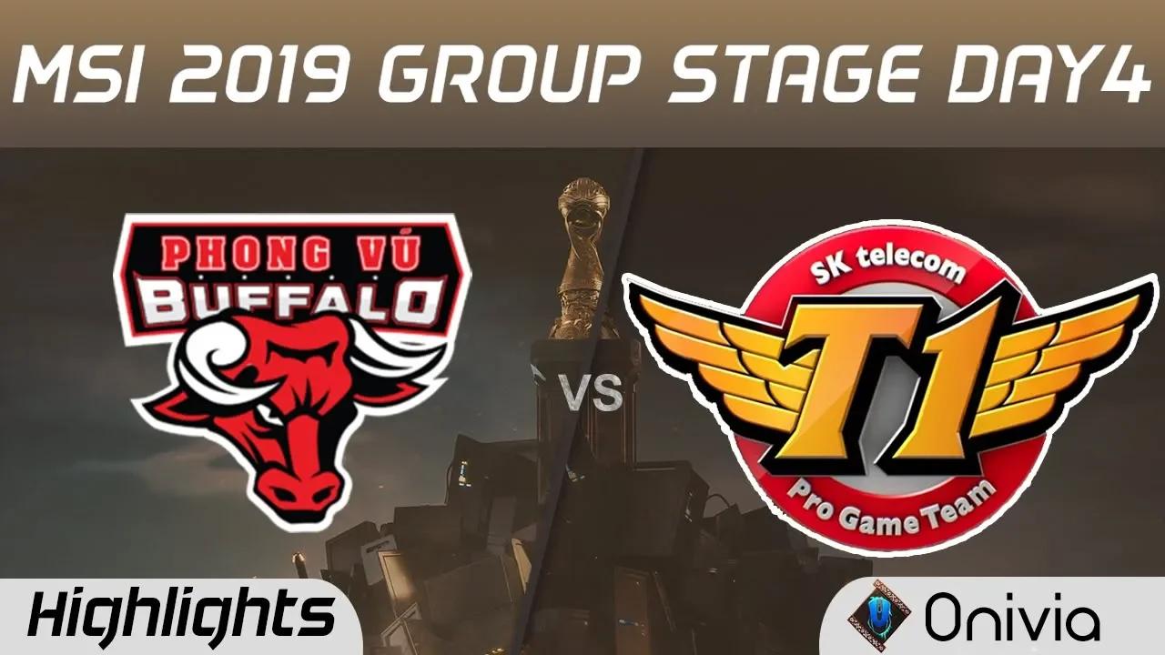 PVB vs SKT Highlights MSI 2019 Phong Vu Buffalo vs SK Telecom T1 MSI Highlights by Onivia thumbnail