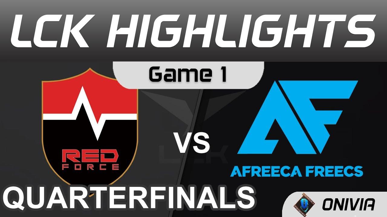 NS vs AF Highlights Game 1 Quarterfinals LCK Summer Playoffs 2021 Nongshim RedForce vs Afreeca Freec thumbnail