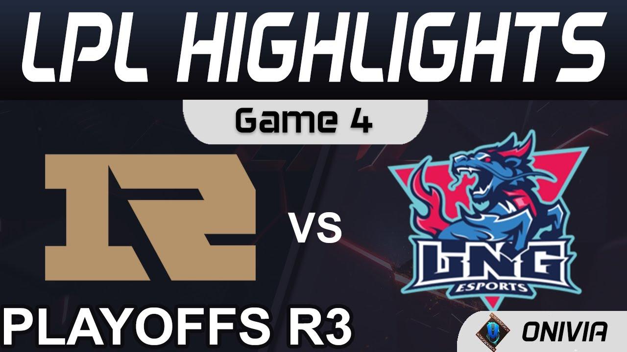 RNG vs LNG Highlights Game 4 LPL Summer Playoffs R3 2021 Royal Never Give Up vs LNG Esports by Onivi thumbnail