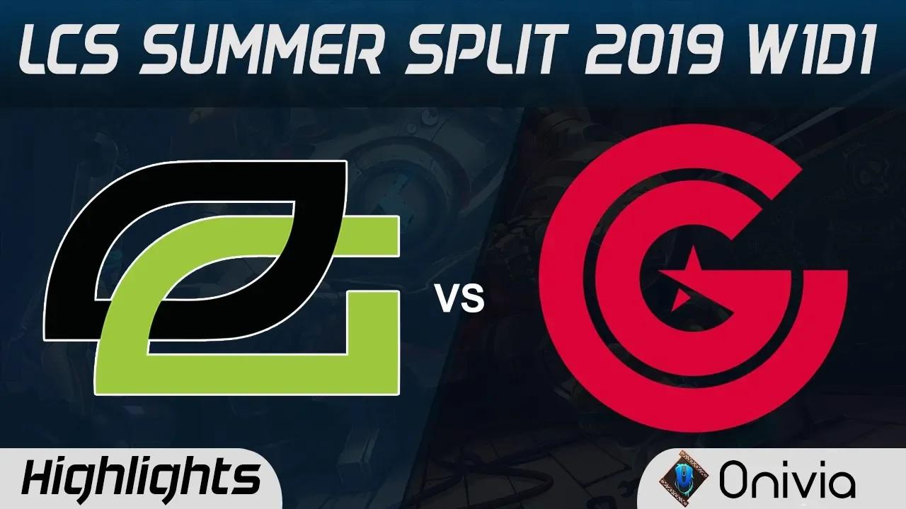 OPT vs CG Highlights LCS Summer 2019 W1D1 Optic Gaming vs Clutch Gaming LCS Highlights by Onivia thumbnail