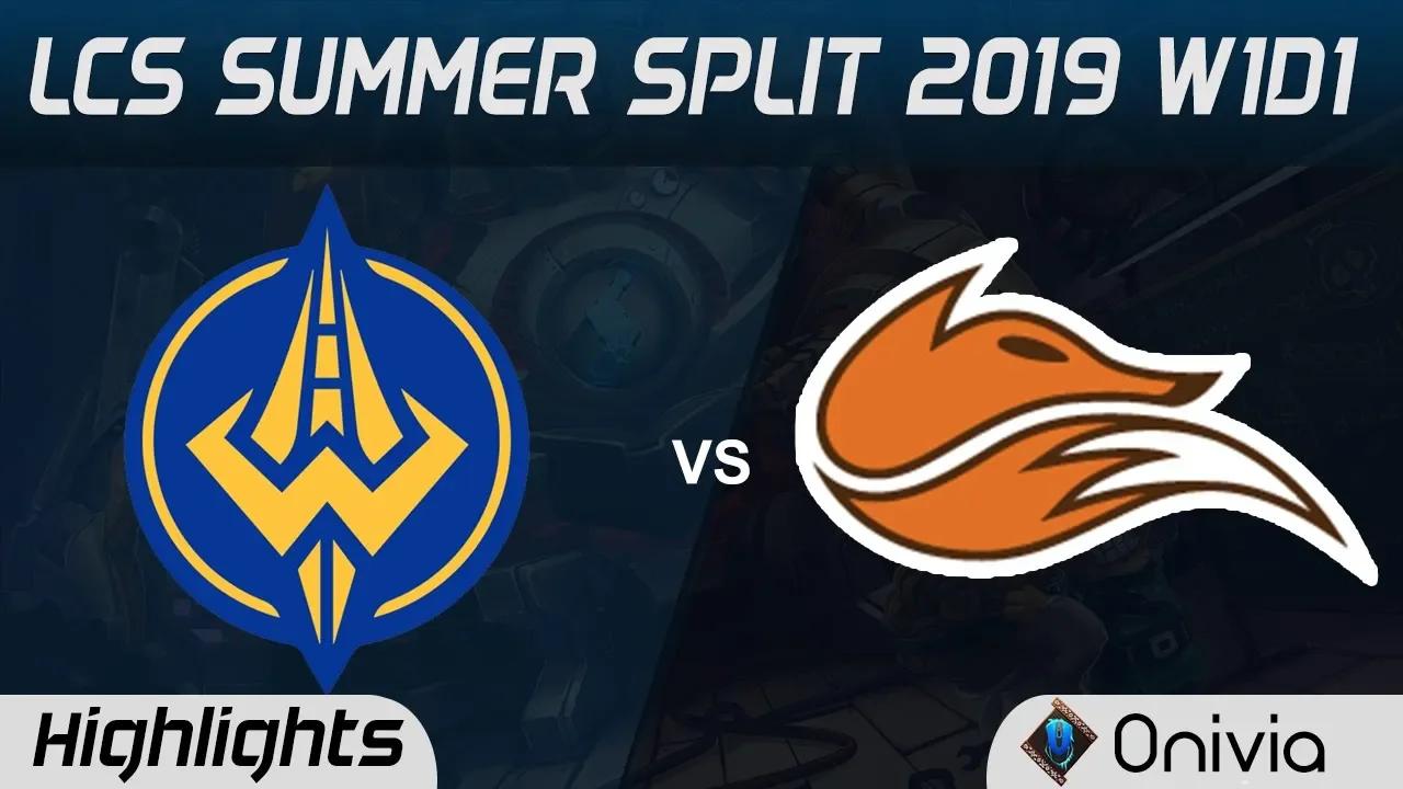 GGS vs FOX Highlights LCS Summer 2019 W1D1 Golden Guardians vs Echo Fox LCS Highlights by Onivia thumbnail