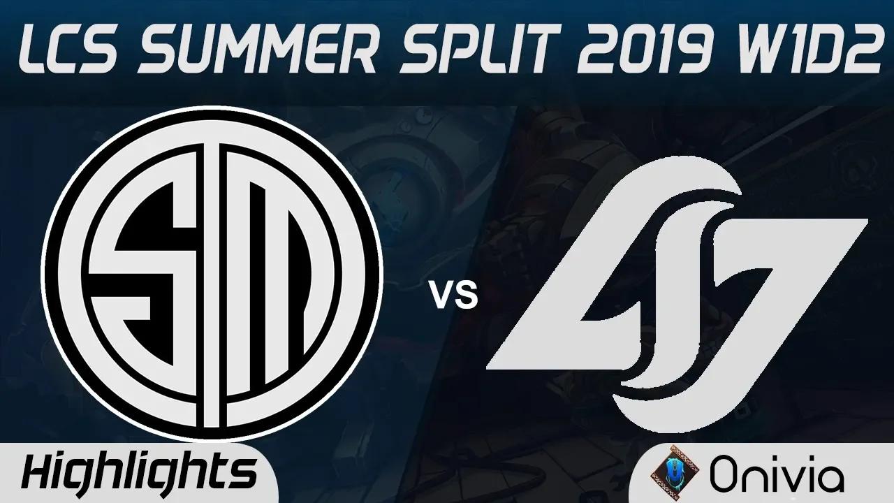 TSM vs CLG Highlights LCS Summer 2019 W1D2 Team Solo Mid vs Counter Logic Gaming LCS Highlights by O thumbnail