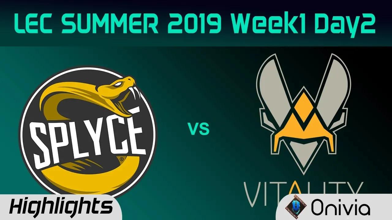 SPY vs VIT Highlights LEC Summer 2019 W1D2 Splyce vs Team Vitality LEC Highlights By Onivia thumbnail