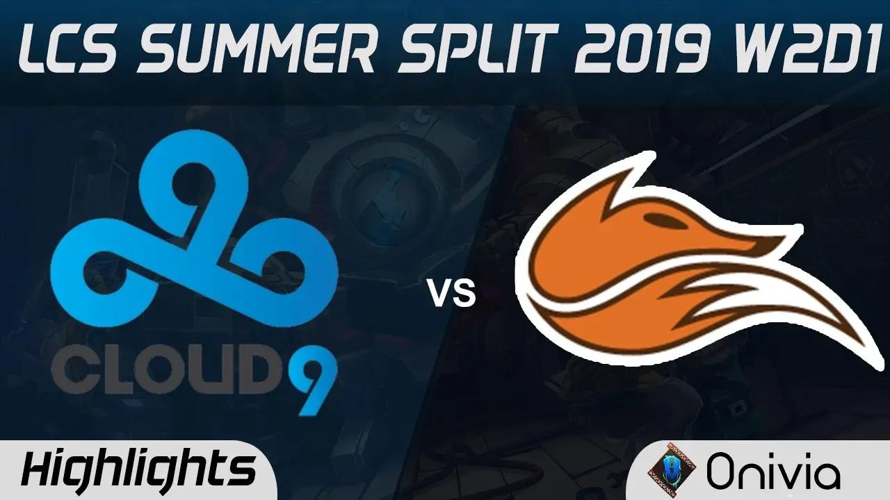 C9 vs FOX Highlights LCS Summer 2019 W2D1 Cloud9 vs Echo Fox LCS Highlights by Onivia thumbnail