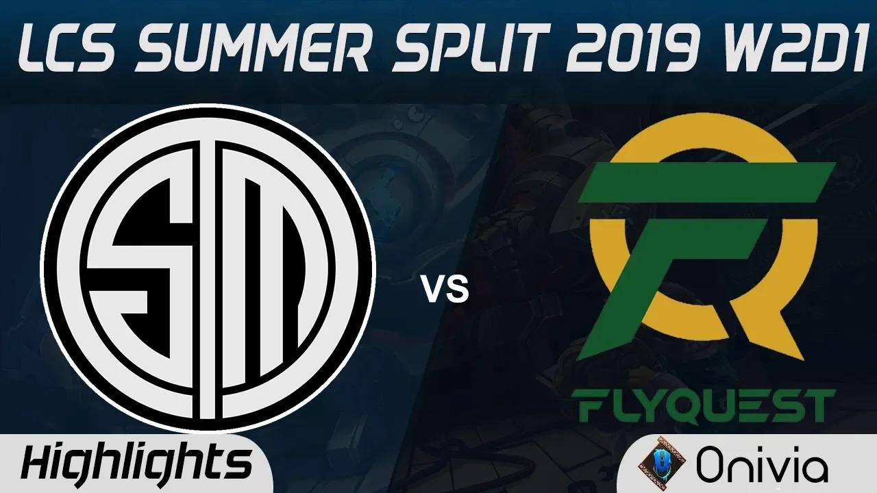 TSM vs FLY Highlights LCS Summer 2019 W2D1 Team Solo Mid vs Flyquest LCS Highlights by Onivia thumbnail