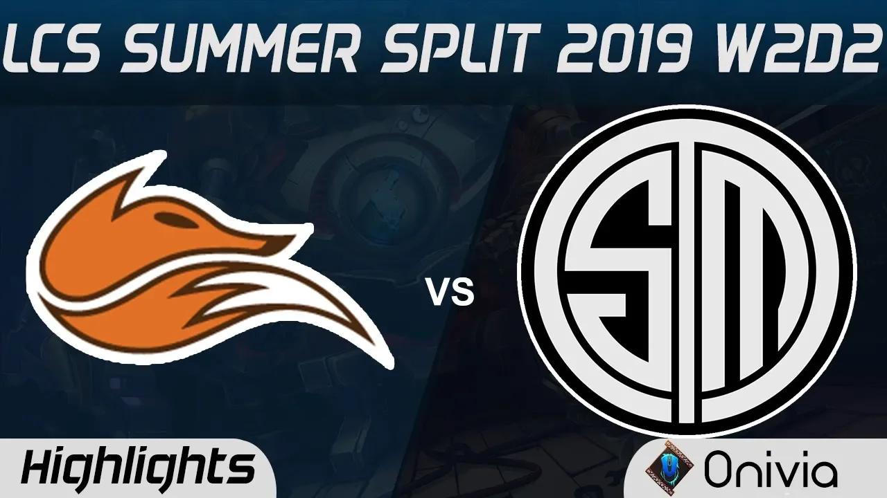 FOX vs TSM Highlights LCS Summer 2019 W2D2 Echo Fox vs Team Solo Mid LCS Highlights by Onivia thumbnail