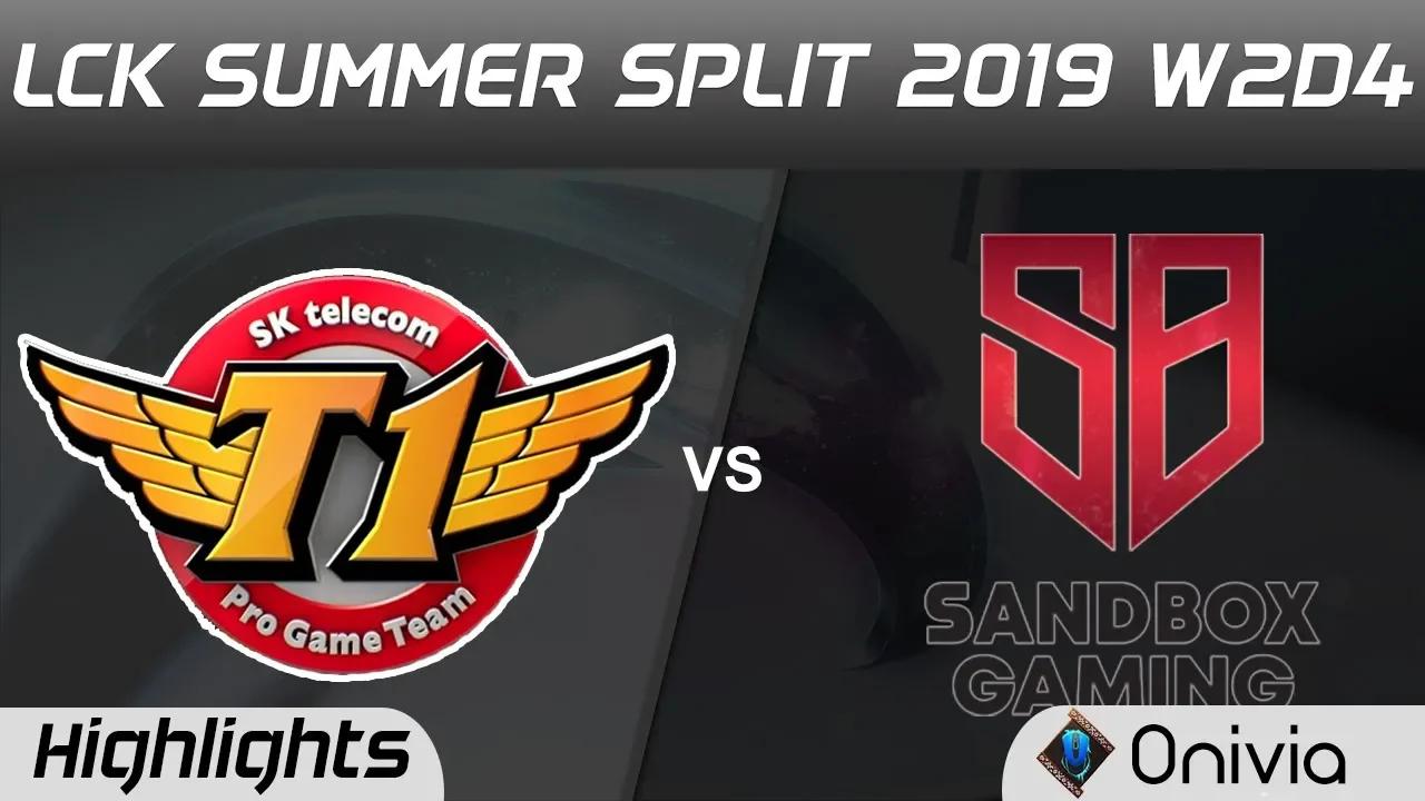 SKT vs SB Highlights Game 1 LCK Summer 2019 W2D4 SK Telecom T1 vs SANDBOX Gaming LCK Highlights by O thumbnail