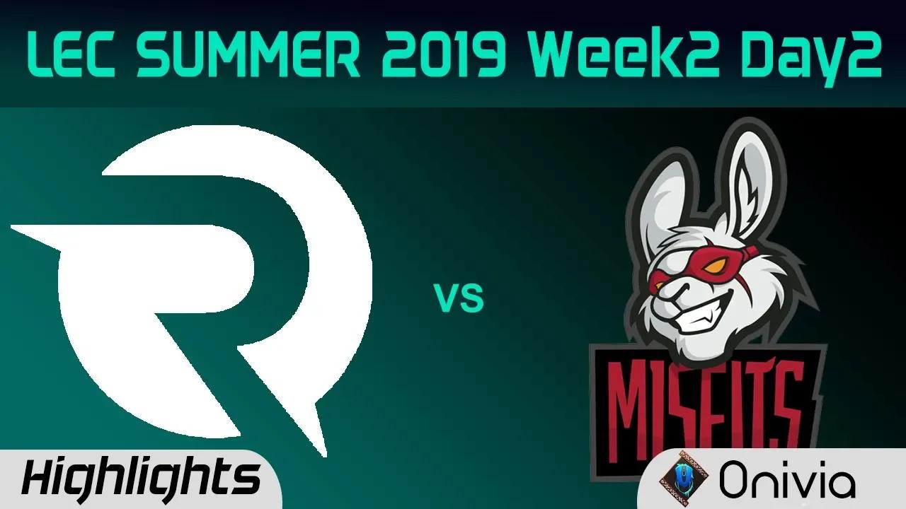 OG vs MSF Highlights LEC Summer 2019 W2D2 Origen vs Misfits Gaming LEC Highlights By Onivia thumbnail