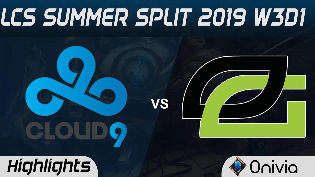 C9 vs OPT Highlights LCS Summer 2019 W3D1 Cloud9 vs Optic Gaming LCS Highlights by Onivia thumbnail