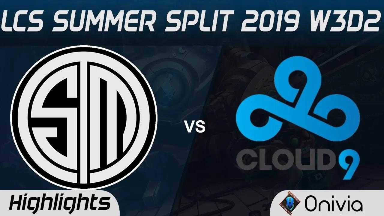 TSM vs C9 Highlights LCS Summer 2019 W3D2 Team Solo Mid vs Cloud9 LCS Highlights by Onivia thumbnail