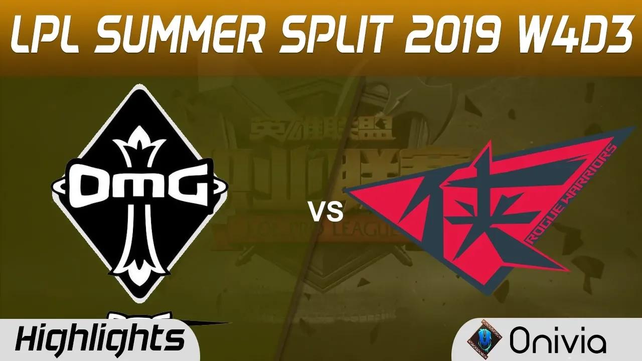 OMG vs RW Highlights Game 1 LPL Summer 2019 W4D3 Oh My God vs Rogue Warrior LPL Highlights by Onivia thumbnail