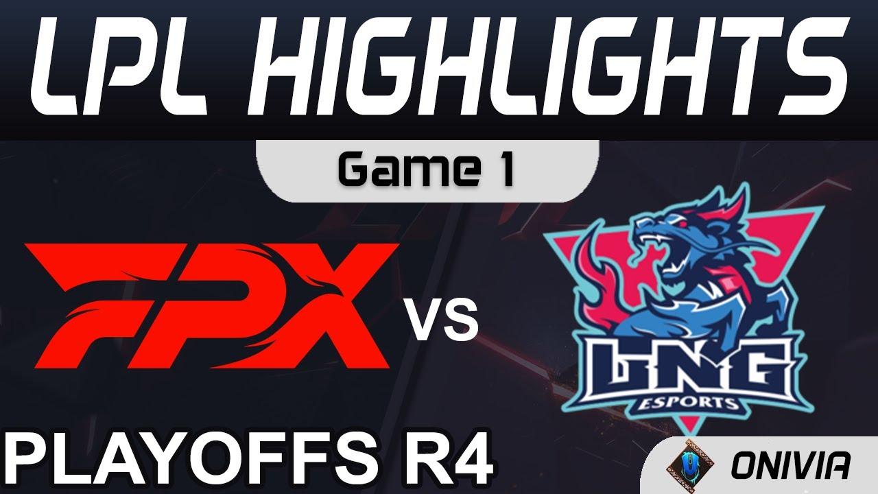 FPX vs LNG Highlights Game 1 LPL Summer Playoffs R4 2021 FunPlus Phoenix vs LNG Esports by Onivia thumbnail