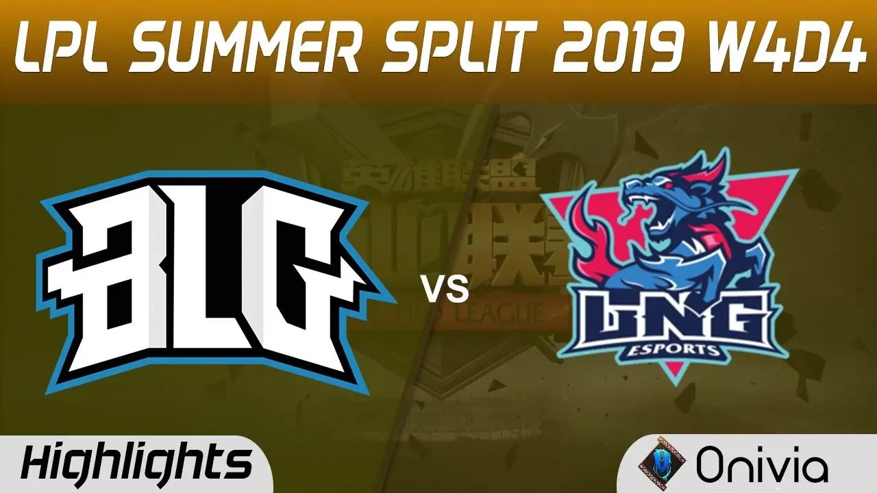 BLG vs LNG Highlights Game 2 LPL Summer 2019 W4D4 Bilibili Gaming vs LNG Esports LPL Highlights by O thumbnail