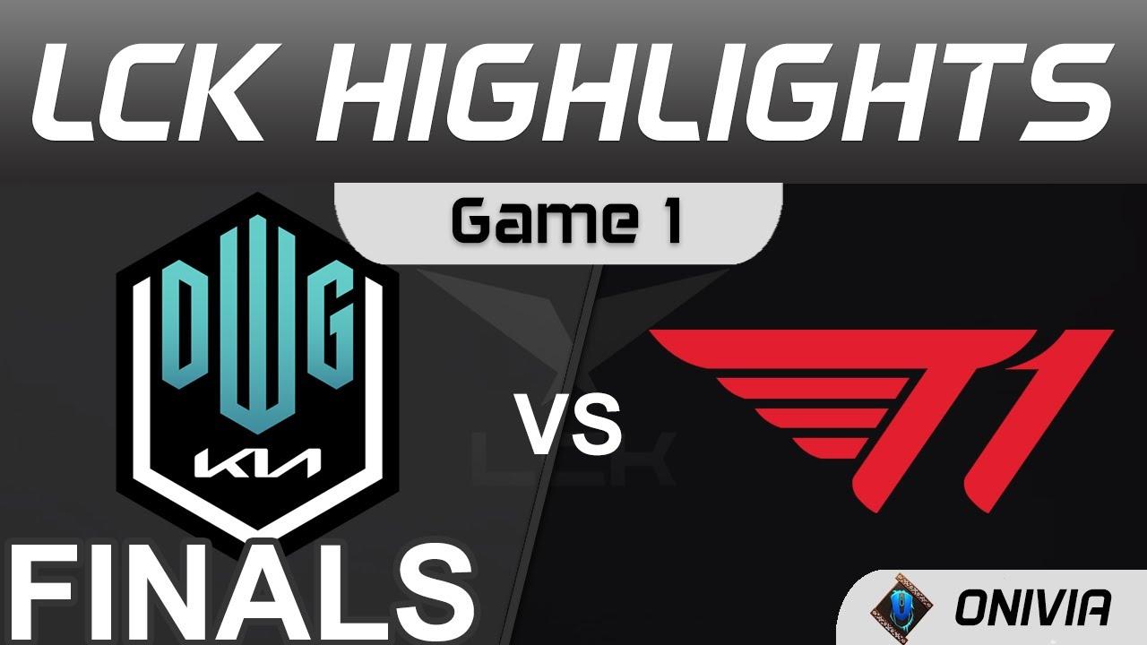 DK vs T1 Highlights Game 1 Finals LCK Summer Playoffs 2021 DWG KIA vs T1 by Onivia thumbnail