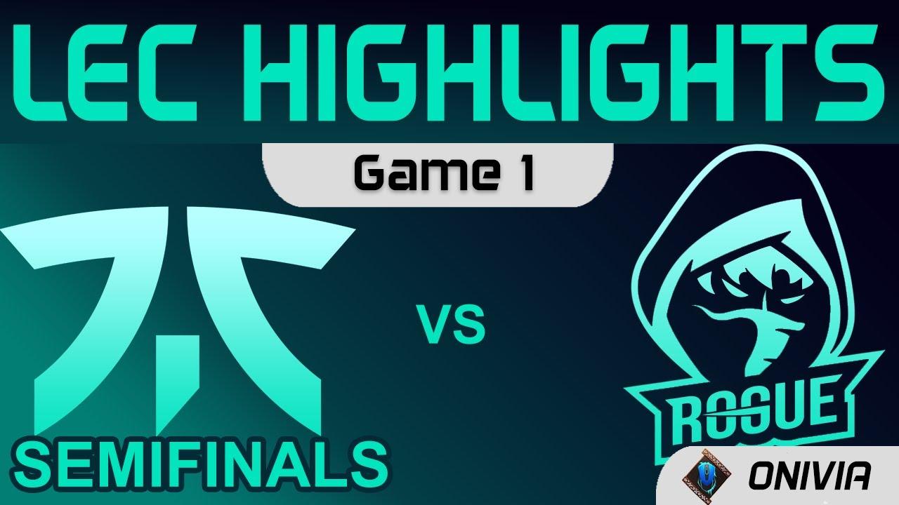 FNC vs RGE Highlights Semifinals Game 1 LEC Summer Playoffs 2021 Fnatic vs Rogue by Onivia thumbnail