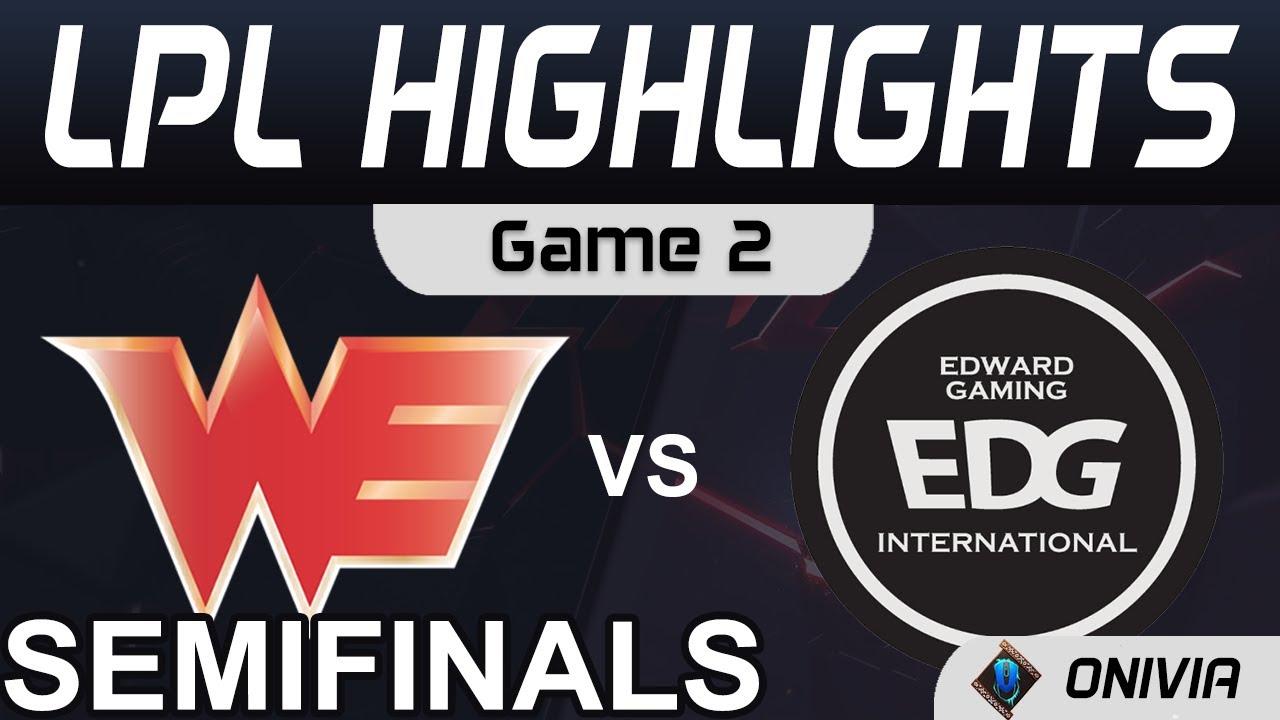 WE vs EDG Highlights Game 2 LPL Summer Semifinals 2021 Team WE vs EDward Gaming by Onivia thumbnail