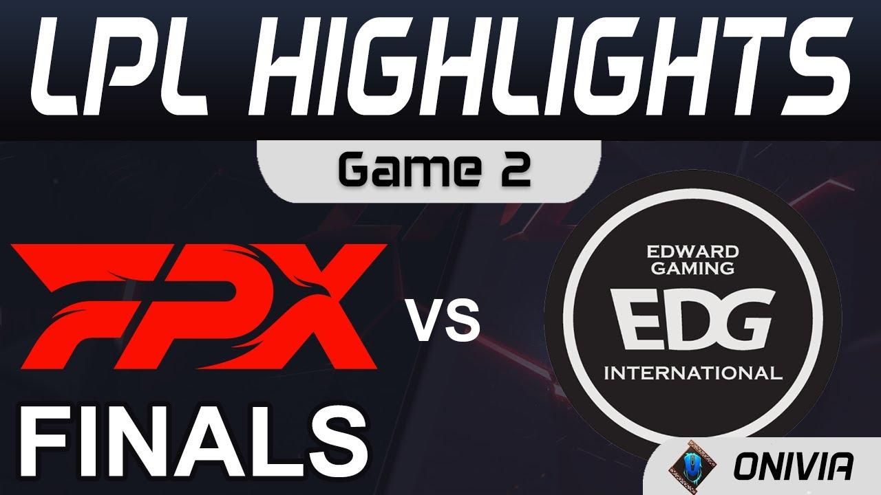 FPX vs EDG Highlights Game 2 LPL Summer Playoffs 2021 FunPlus Phoenix vs EDward Gaming by Onivia thumbnail