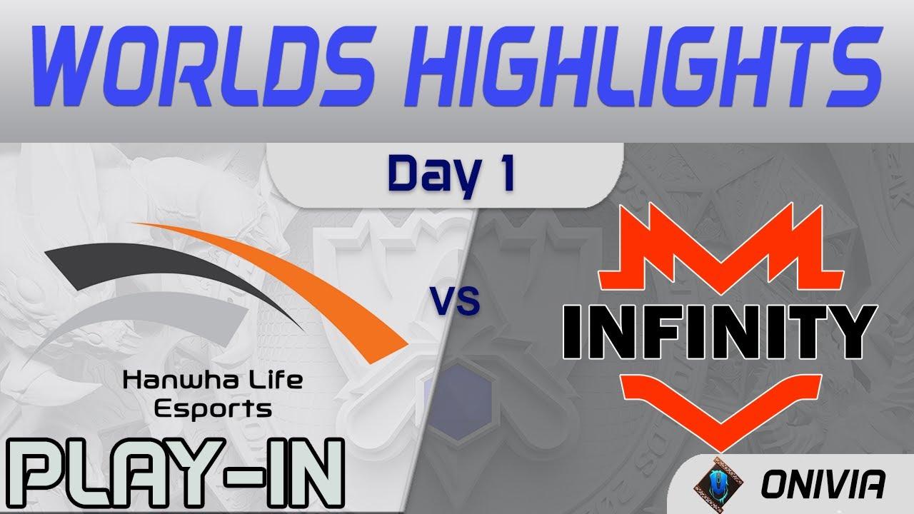 HLE vs INF Highlights Day 1 Worlds 2021 Play in Hanwha Life vs Infinity Esports by Onivia thumbnail