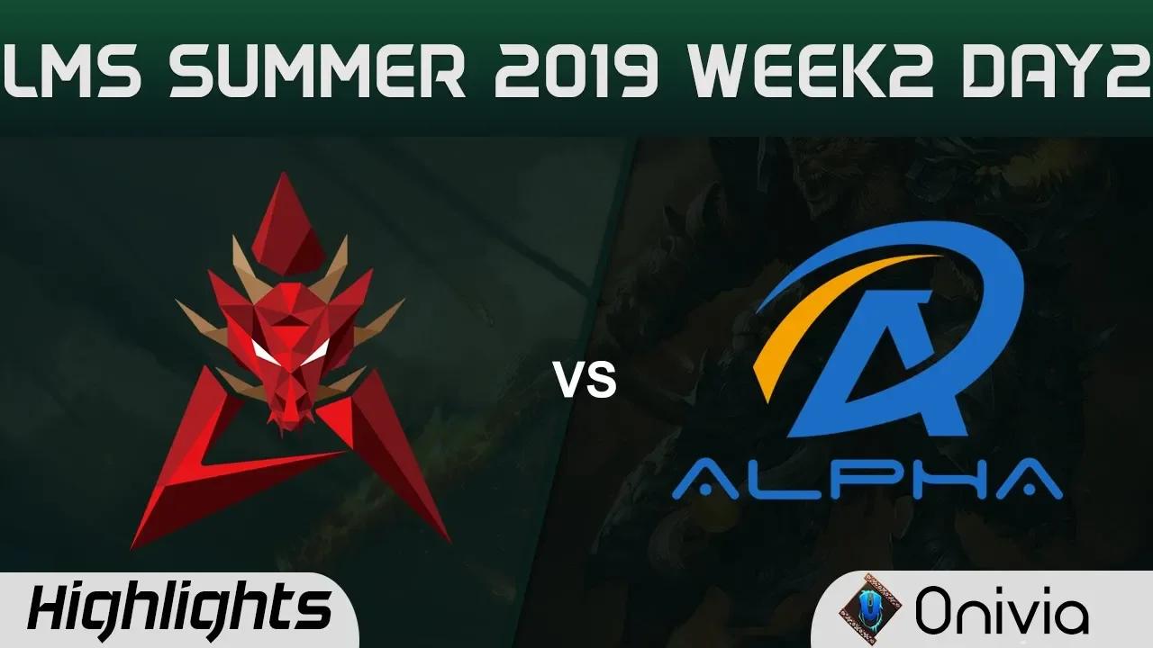 HKA vs ALF Highlights Game 2 LMS 夏季職業聯賽 W2D2 2019 Hong Kong Attitude vs Alpha Esports by Onivia thumbnail