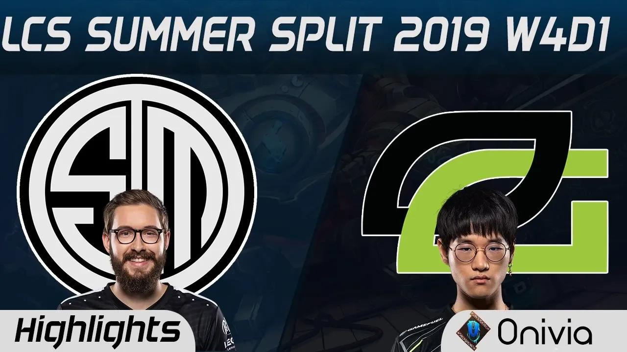 TSM vs OPT Highlights LCS Summer 2019 W4D1 Team Solo Mid vs Optic Gaming LCS Highlights by Onivia thumbnail