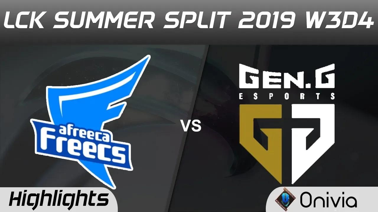 AF vs GEN Highlights Game 2 LCK Summer 2019 W3D5 Afreeca Freecs vs Gen G LCK Highlights by Onivia thumbnail