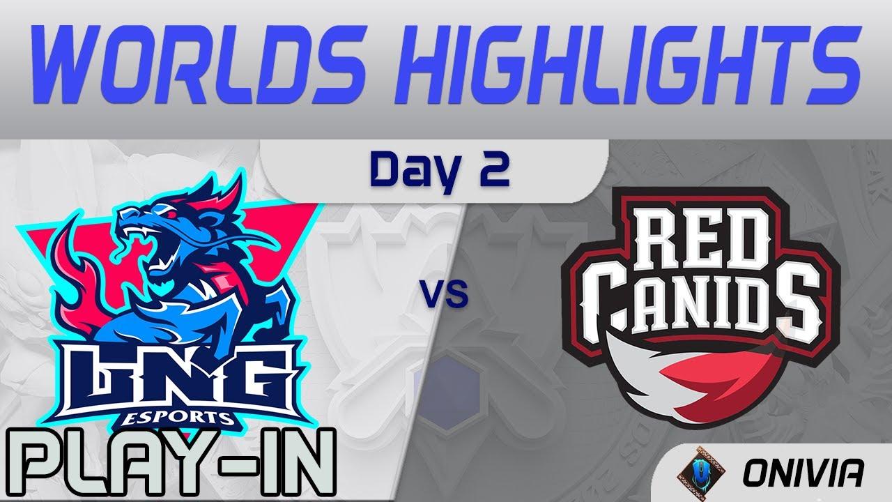 LNG vs RED Highlights Day 2 Worlds 2021 Play in LNG Esports vs RED Canids by Onivia thumbnail