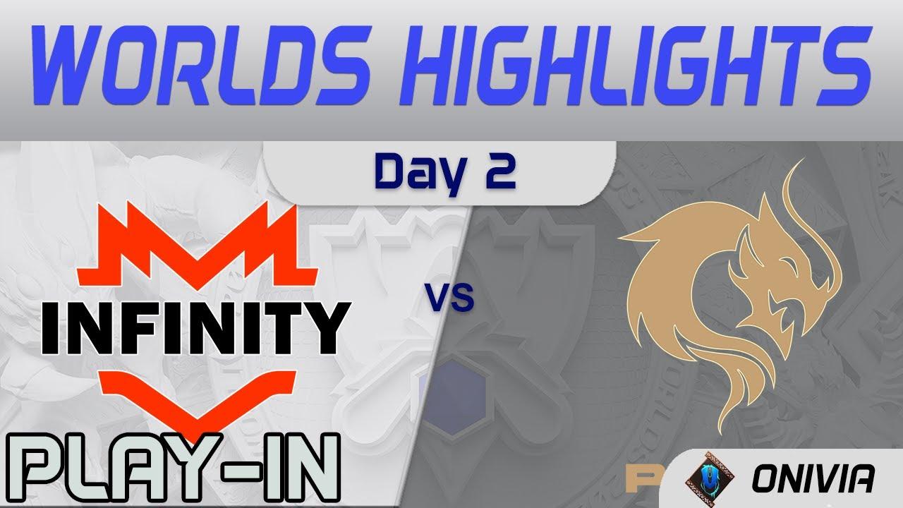 INF vs PCE Highlights Day 2 Worlds 2021 Play in Infinity Esports vs PEACE by Onivia thumbnail