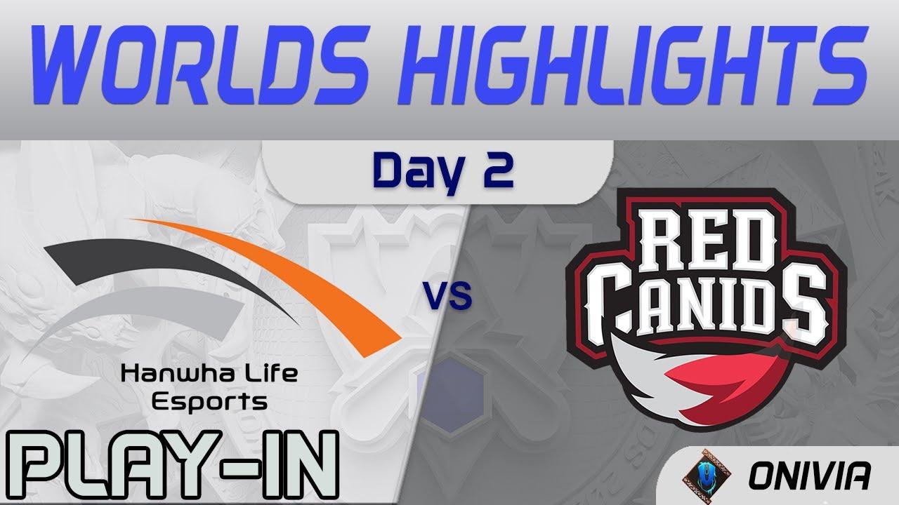 HLE vs RED Highlights Day 2 Worlds 2021 Play in Hanwha Life vs RED Canids by Onivia thumbnail